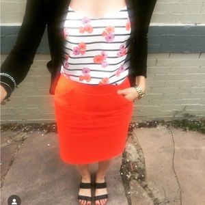 J. Crew The Pencil Skirt Size 0